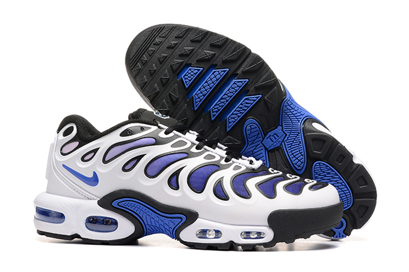 Men's Hot sale Running weapon Air Max TN White/Blue Shoes 047